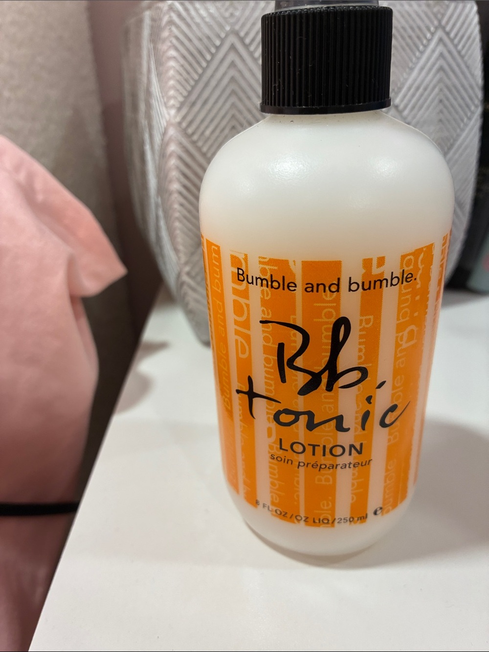 Bumble and bumble White Bottle with Orange Label Bb. Tonic Lotion For Hair